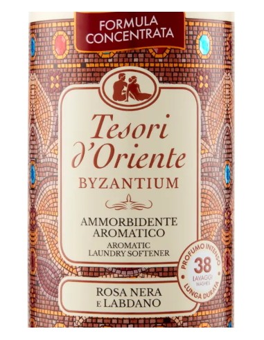 tesori d'oriente ammorbidente - 38 lavaggi 760ml - byzantinum: tuttocasashop.it: prodotti per bucato e tessuti