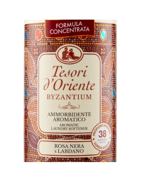 tesori d'oriente ammorbidente - 38 lavaggi 760ml - byzantinum: tuttocasashop.it: prodotti per bucato e tessuti