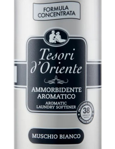 tesori d'oriente ammorbidente - 38 lavaggi 760ml - muschio bianco: tuttocasashop.it: prodotti per bucato e tessuti