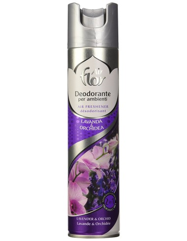 air flor deodorante spray per ambienti 300ml - lavanda e orchidea: tuttocasashop.it: pulizia e cura della casa
