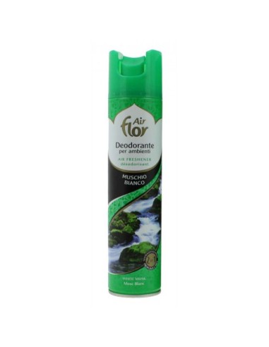 air flor deodorante spray per ambienti 300ml - muschio bianco: tuttocasashop.it: pulizia e cura della casa