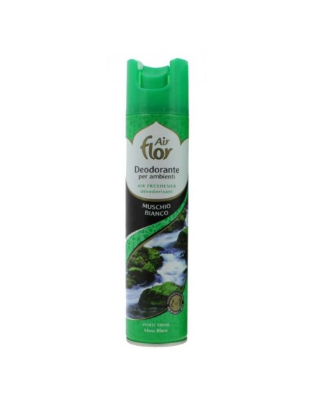 air flor deodorante spray per ambienti 300ml - muschio bianco: tuttocasashop.it: pulizia e cura della casa