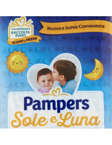 pampers sole e luna - 13 pannolini taglia 6 xl extra large 15-30 kg: tuttocasashop.it: igiene e cura della persona