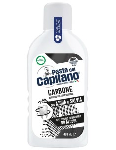 pasta del capitano collutorio per igiene dentale 400ml - carbone - salvia: tuttocasashop.it: igiene e cura della persona