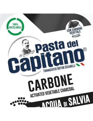 pasta del capitano collutorio per igiene dentale 400ml - carbone - salvia: tuttocasashop.it: igiene e cura della persona