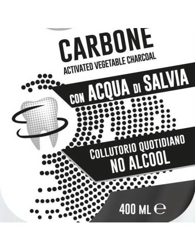 pasta del capitano collutorio per igiene dentale 400ml - carbone - salvia: tuttocasashop.it: igiene e cura della persona