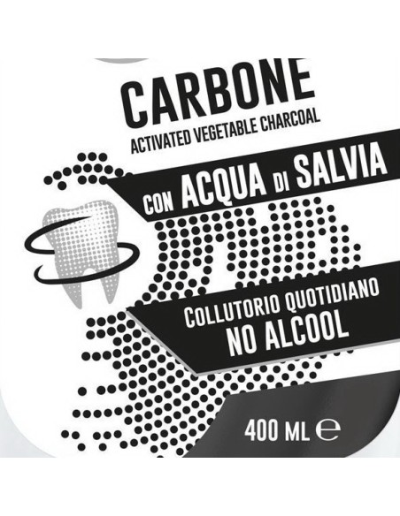 pasta del capitano collutorio per igiene dentale 400ml - carbone - salvia: tuttocasashop.it: igiene e cura della persona