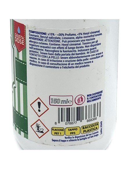 deo due gocce profumabiancheria 150ml - profumatore per bucato - aloe: tuttocasashop.it: prodotti per bucato e tessuti