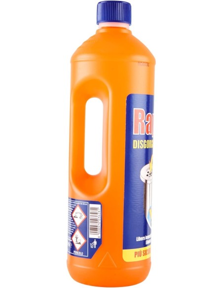rapida disgorgante liquido - 1 litro - stura e libera scarichi da ingorghi: tuttocasashop.it: pulizia e cura della casa