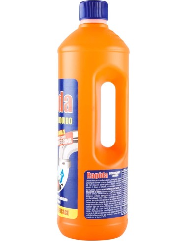 rapida disgorgante liquido - 1 litro - stura e libera scarichi da ingorghi: tuttocasashop.it: pulizia e cura della casa