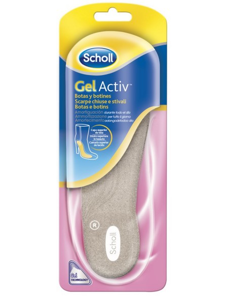 dr.scholl gel active solette ammortizzanti per scarpe chiuse e stivali: tuttocasashop.it: prodotti per bucato e tessuti