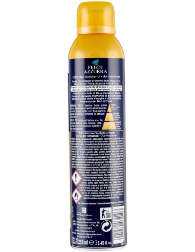 felce azzurra aria di casa deodorante - spray 250ml - vaniglia e monoi: tuttocasashop.it: pulizia e cura della casa