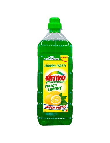 mitiko detersivo per piatti a mani - 1850ml - limone: tuttocasashop.it: pulizia e cura della casa