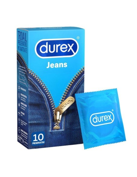 durex settebello profilattici - 10 pezzi - jeans: tuttocasashop.it: igiene e cura della persona