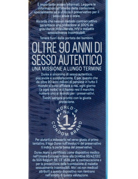 durex settebello profilattici - 10 pezzi - jeans: tuttocasashop.it: igiene e cura della persona