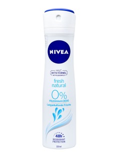 nivea deodorante spray - 150ml - fresh natural: tuttocasashop.it: igiene e cura della persona