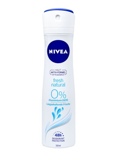 nivea deodorante spray - 150ml - fresh natural: tuttocasashop.it: igiene e cura della persona