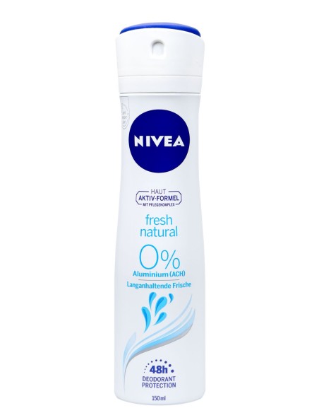 nivea deodorante spray - 150ml - fresh natural: tuttocasashop.it: igiene e cura della persona