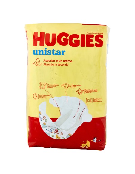 huggies unistar - 12 pannolini taglia 6 xl extra large 15-30 kg: tuttocasashop.it: igiene e cura della persona