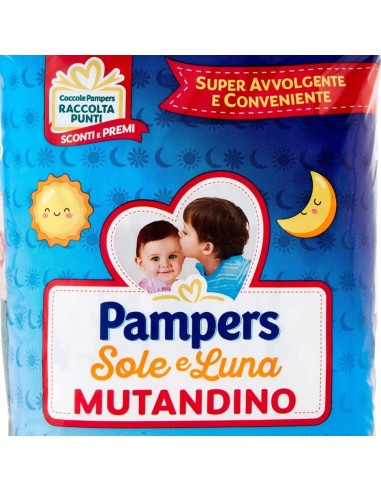 pampers sole e luna mutandino - 18 pannolini taglia 4 maxi 7-18 kg: tuttocasashop.it: igiene e cura della persona