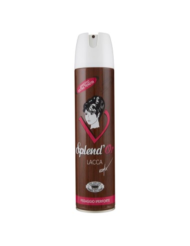 splend'or lacca spray per capelli 300ml - fissaggio iperforte: tuttocasashop.it: igiene e cura della persona