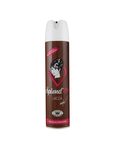 splend'or lacca spray per capelli 300ml - fissaggio iperforte: tuttocasashop.it: igiene e cura della persona