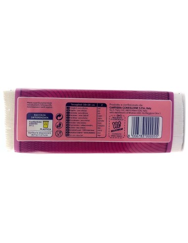 vit maximum tovaglioli doppio velo 38x38cm - 32 pezzi - effetto tessuto: tuttocasashop.it: carta & monouso