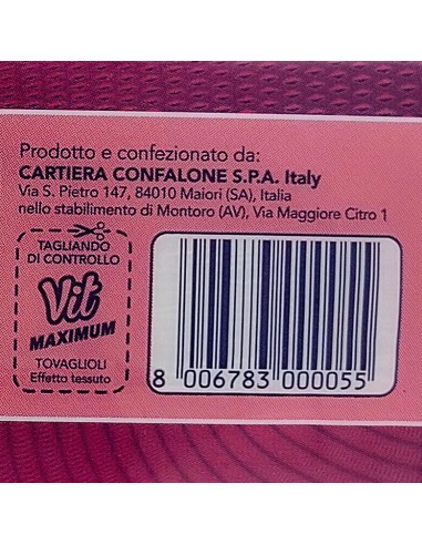 vit maximum tovaglioli doppio velo 38x38cm - 32 pezzi - effetto tessuto: tuttocasashop.it: carta & monouso