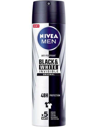 nivea deodorante spray formato maxi 200ml - for men - invisible - original: tuttocasashop.it: igiene e cura della persona