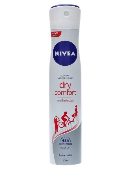Nivea Dry Comfort Deodorante Spray Maxi 200 ml