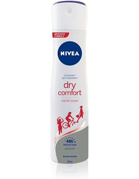 Nivea Dry Comfort Deodorante Spray Maxi 200 ml