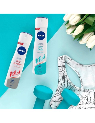 nivea deodorante spray formato maxi 200ml - dry comfort: tuttocasashop.it: igiene e cura della persona