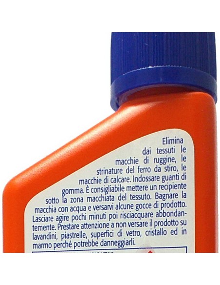 levaruggine 50ml rapida - rimuove macchie di ruggine e calcare: tuttocasashop.it: prodotti per bucato e tessuti