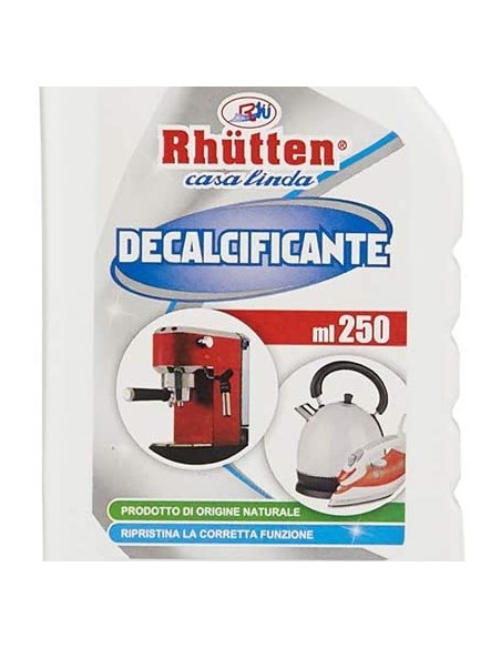 rhutten decalcificante 200ml - per macchine da caffe' caldaie o bollitori: tuttocasashop.it: altro - bazar