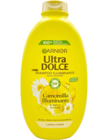 ultra dolce shampoo 600ml camomilla e miele schiarisce e ravviva i riflessi: tuttocasashop.it: igiene e cura della persona