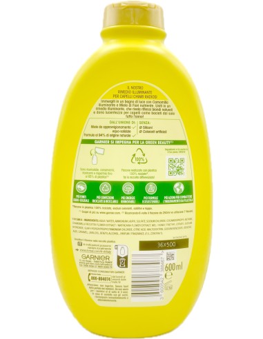 ultra dolce shampoo 600ml camomilla e miele schiarisce e ravviva i riflessi: tuttocasashop.it: igiene e cura della persona