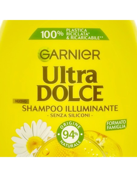 ultra dolce shampoo 600ml camomilla e miele schiarisce e ravviva i riflessi: tuttocasashop.it: igiene e cura della persona
