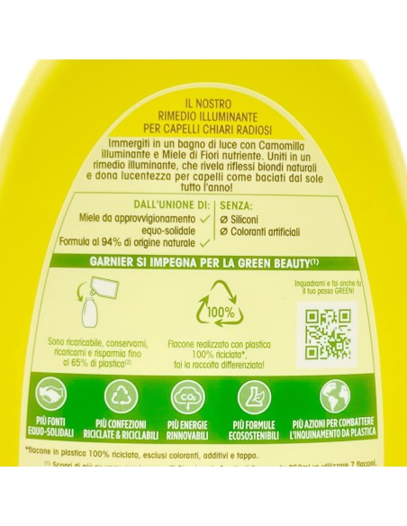 ultra dolce shampoo 600ml camomilla e miele schiarisce e ravviva i riflessi: tuttocasashop.it: igiene e cura della persona