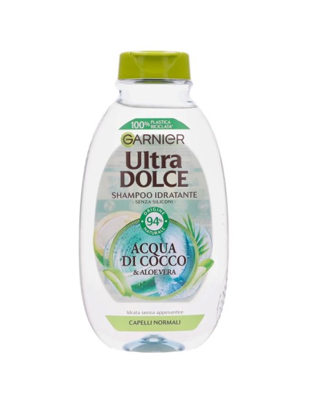 ultra dolce shampoo 250ml idratante - acqua di cocco & aloe vera: tuttocasashop.it: igiene e cura della persona