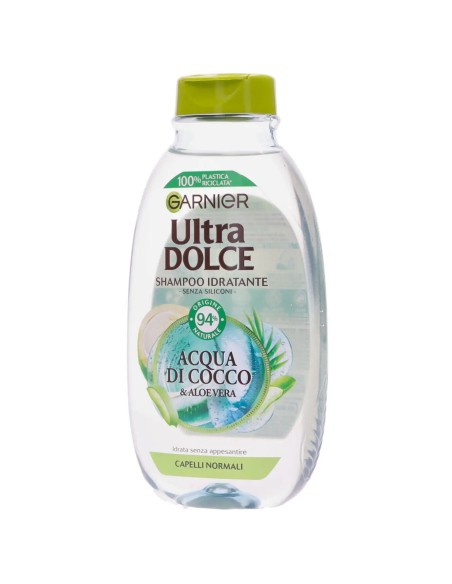 ultra dolce shampoo 250ml idratante - acqua di cocco & aloe vera: tuttocasashop.it: igiene e cura della persona