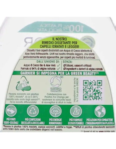 ultra dolce shampoo 250ml idratante - acqua di cocco & aloe vera: tuttocasashop.it: igiene e cura della persona
