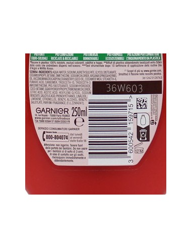 ultra dolce shampoo 250ml protezione colore - olio di argan e mirtillo rosso: tuttocasashop.it: igiene e cura della persona