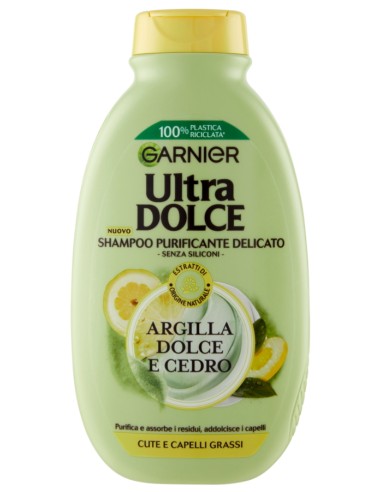 ultra dolce shampoo 250ml purificante delicato - argilla dolce e cetro: tuttocasashop.it: igiene e cura della persona