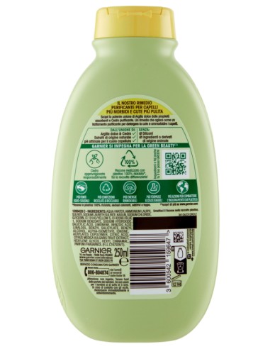 ultra dolce shampoo 250ml purificante delicato - argilla dolce e cetro: tuttocasashop.it: igiene e cura della persona