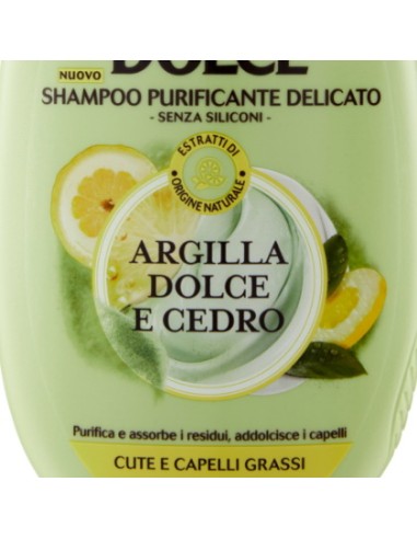 ultra dolce shampoo 250ml purificante delicato - argilla dolce e cetro: tuttocasashop.it: igiene e cura della persona