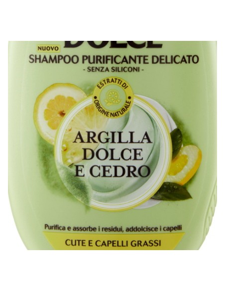 ultra dolce shampoo 250ml purificante delicato - argilla dolce e cetro: tuttocasashop.it: igiene e cura della persona