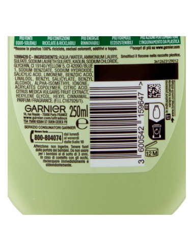 ultra dolce shampoo 250ml purificante delicato - argilla dolce e cetro: tuttocasashop.it: igiene e cura della persona
