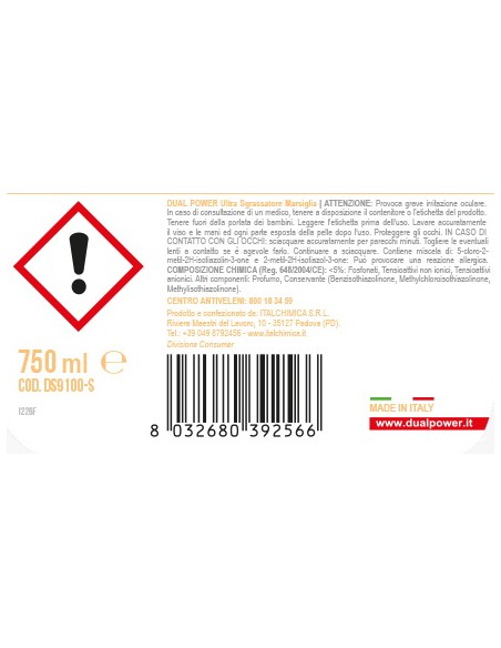 dual power sgrassatore universale spray 750ml - marsiglia: tuttocasashop.it: pulizia e cura della casa