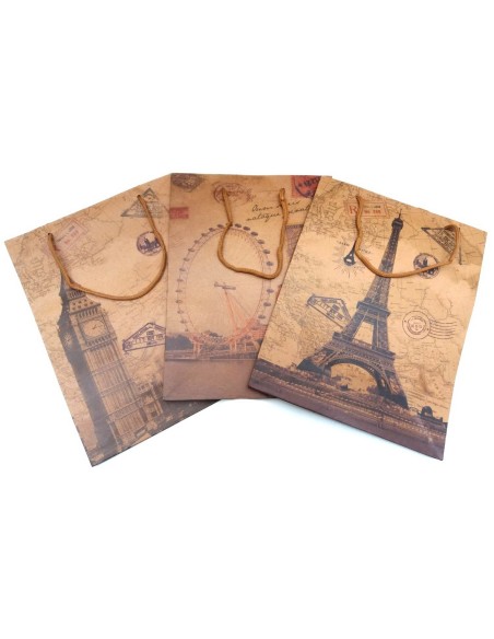 busta da regalo in carta 18x24x8cm - docorazioni assortite: tuttocasashop.it: altro - bazar