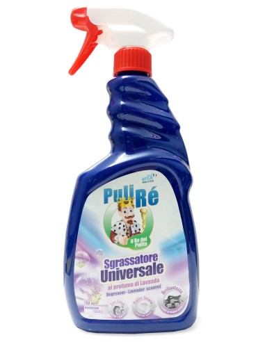 puli re sgrassatore universale spray - 750ml - al profumo di lavanda: tuttocasashop.it: pulizia e cura della casa